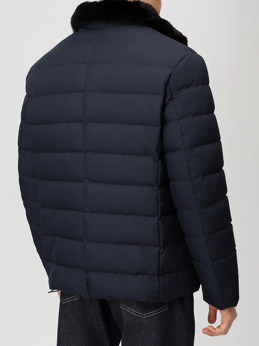 Пуховик стеганый