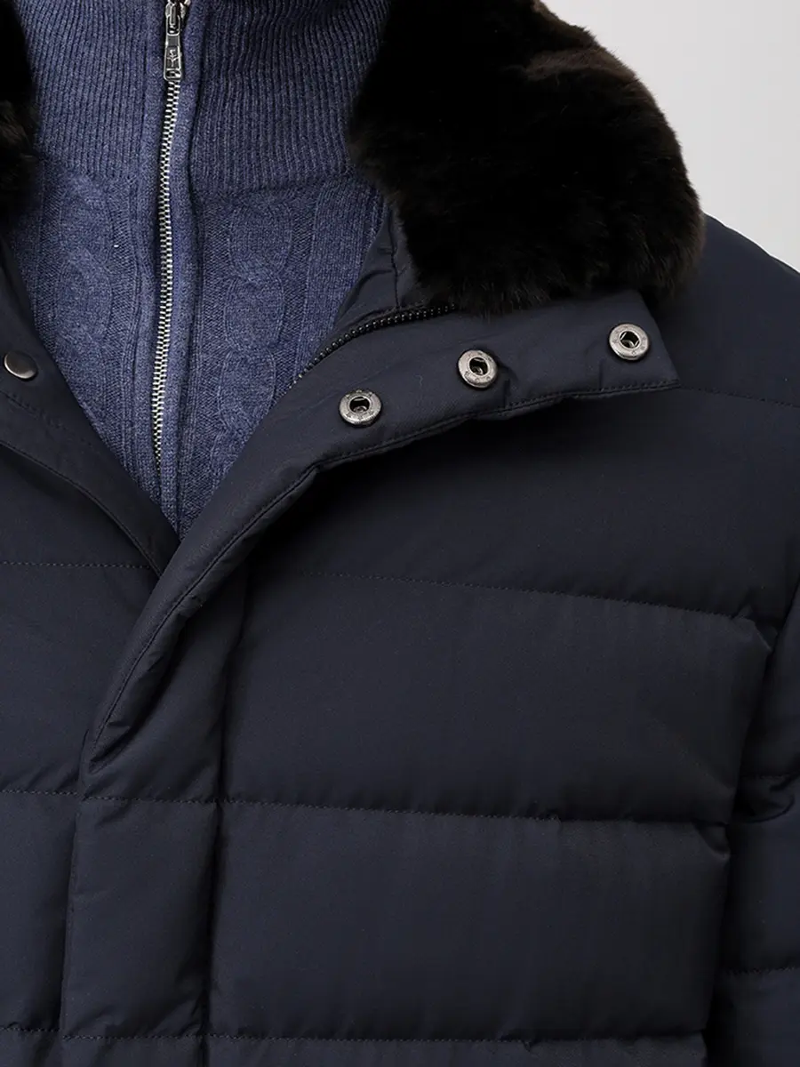 Пуховик стеганый