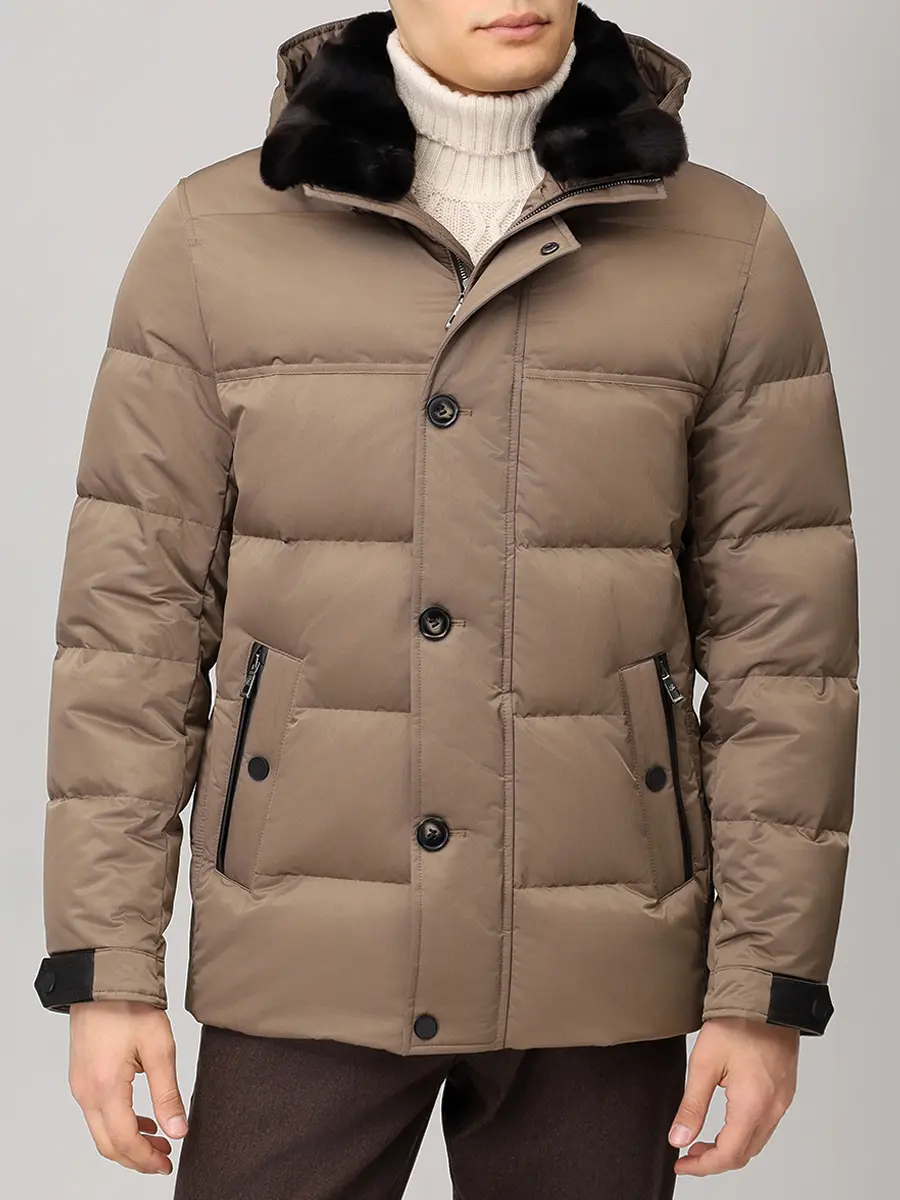 Пуховик стеганый