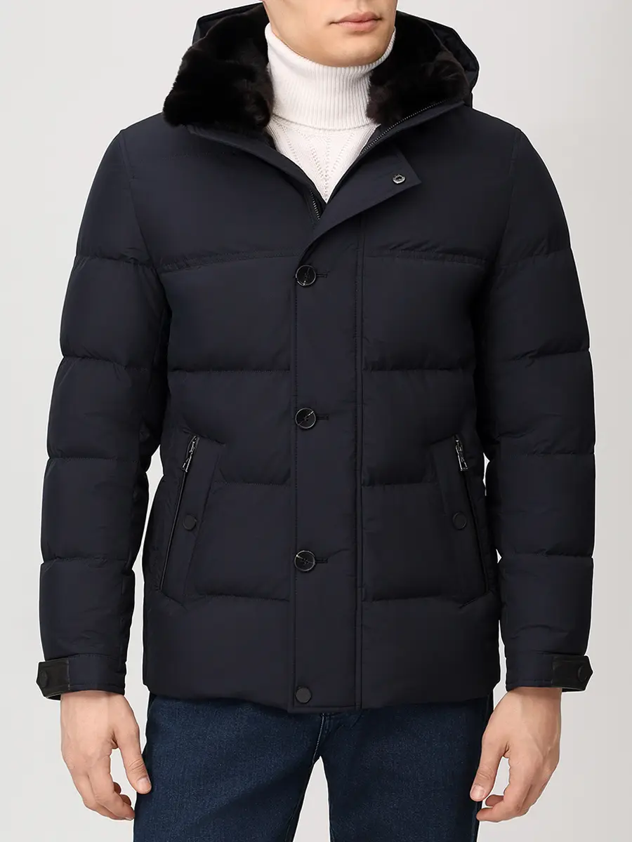 Пуховик стеганый