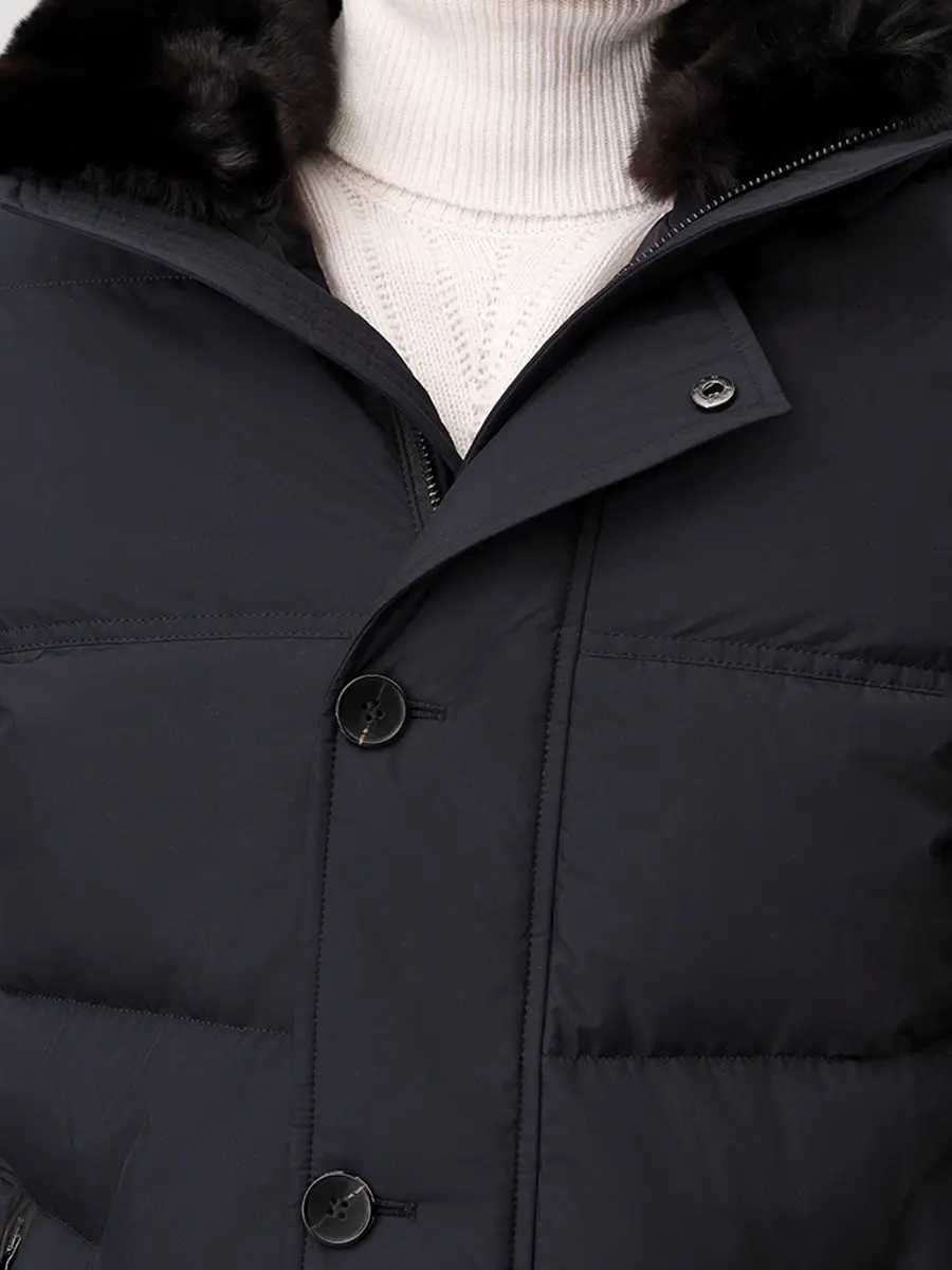 Пуховик стеганый