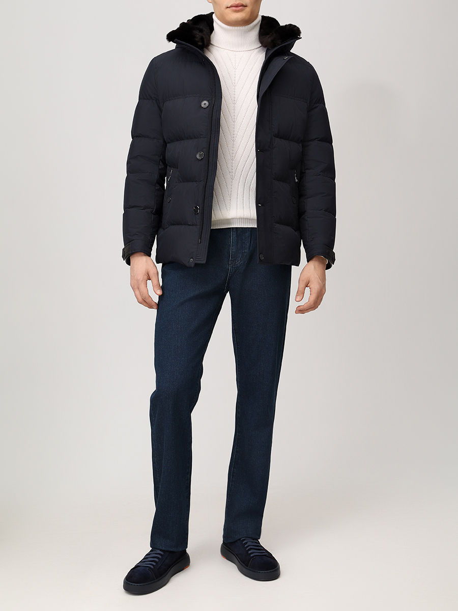 Пуховик стеганый