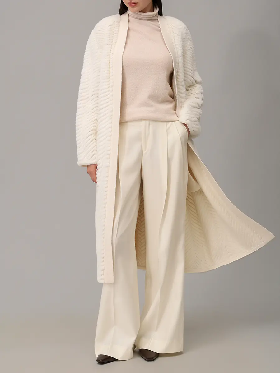 Пальто из меха норки