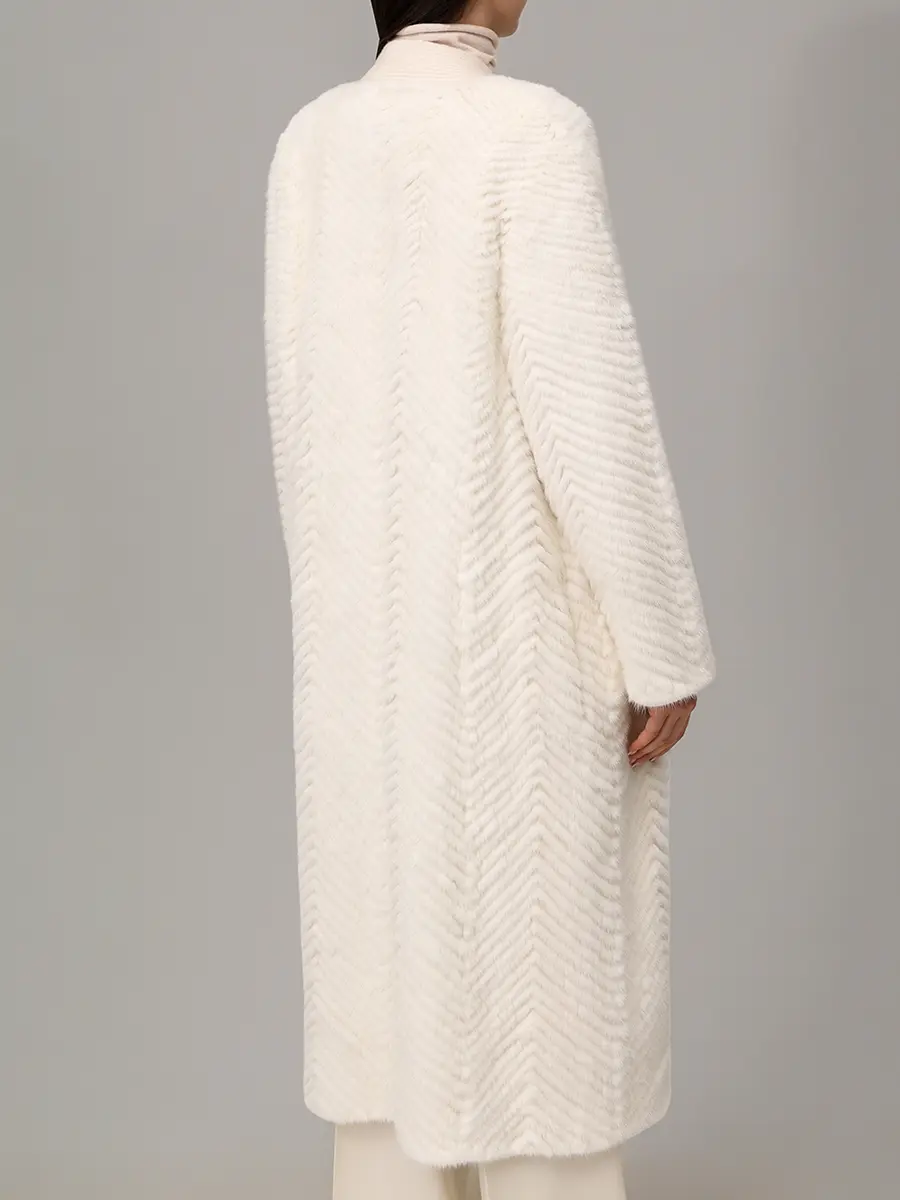 Пальто из меха норки