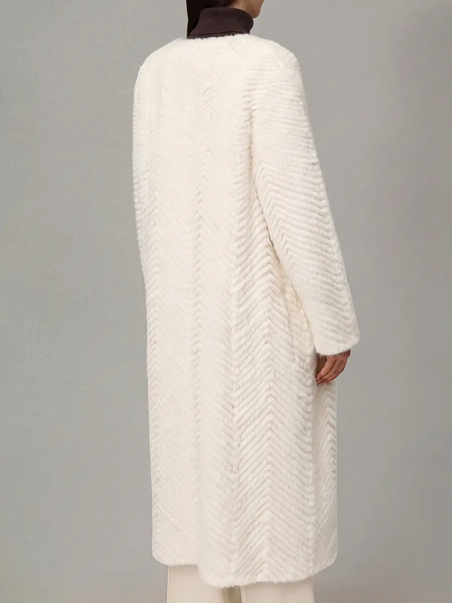 Пальто из меха норки