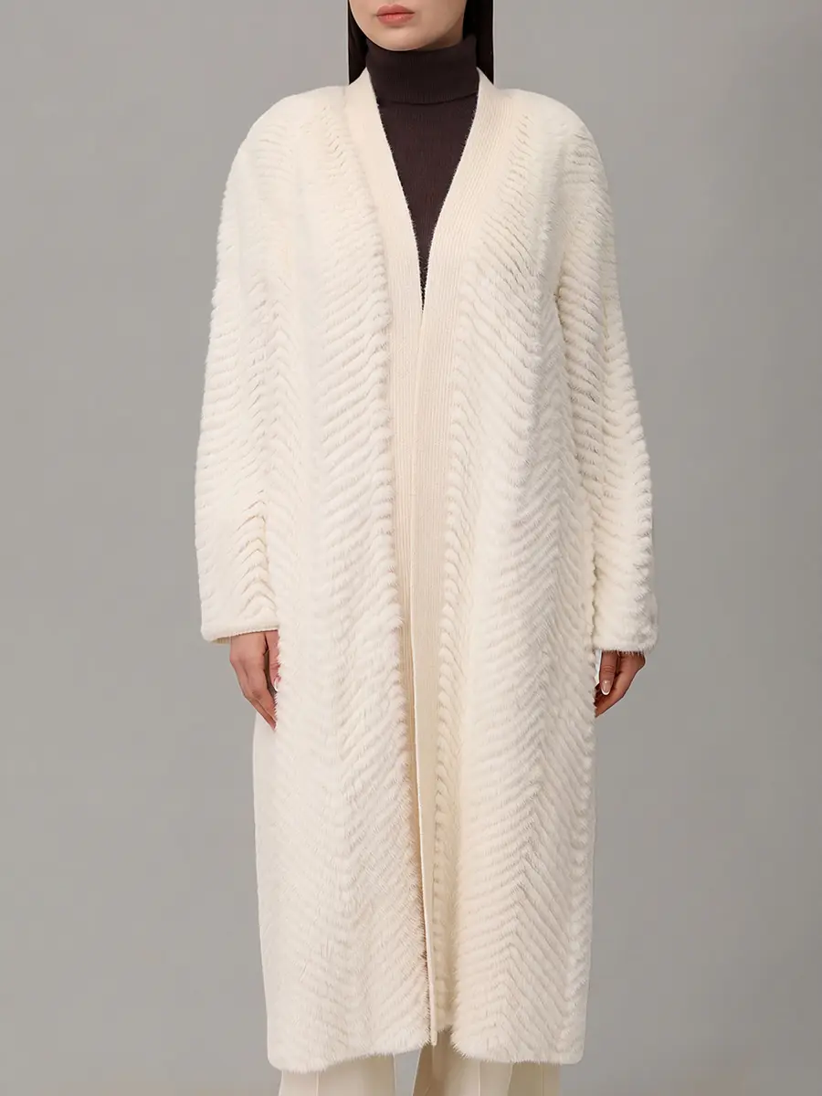 Пальто из меха норки