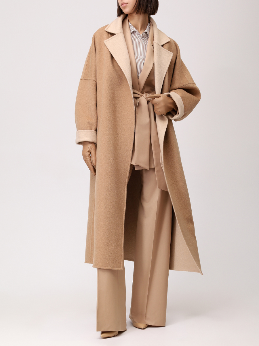 Пальто из кашемира и шерсти
