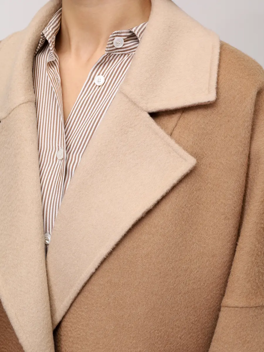 Пальто из кашемира и шерсти