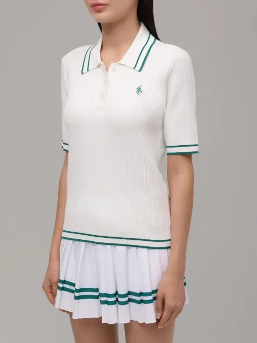 Поло из вискозы SPORTY & RICH