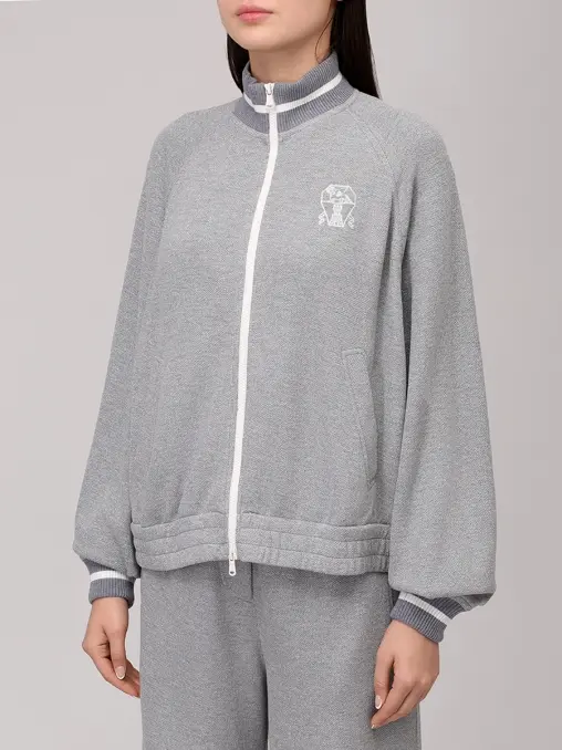 Костюм из вискозы и хлопка BRUNELLO CUCINELLI