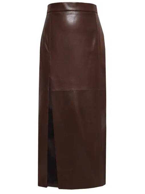 Юбка кожаная Apolline WHITE LILY