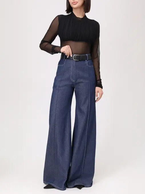 Джинсы Oceane хлопковые WHITE LILY