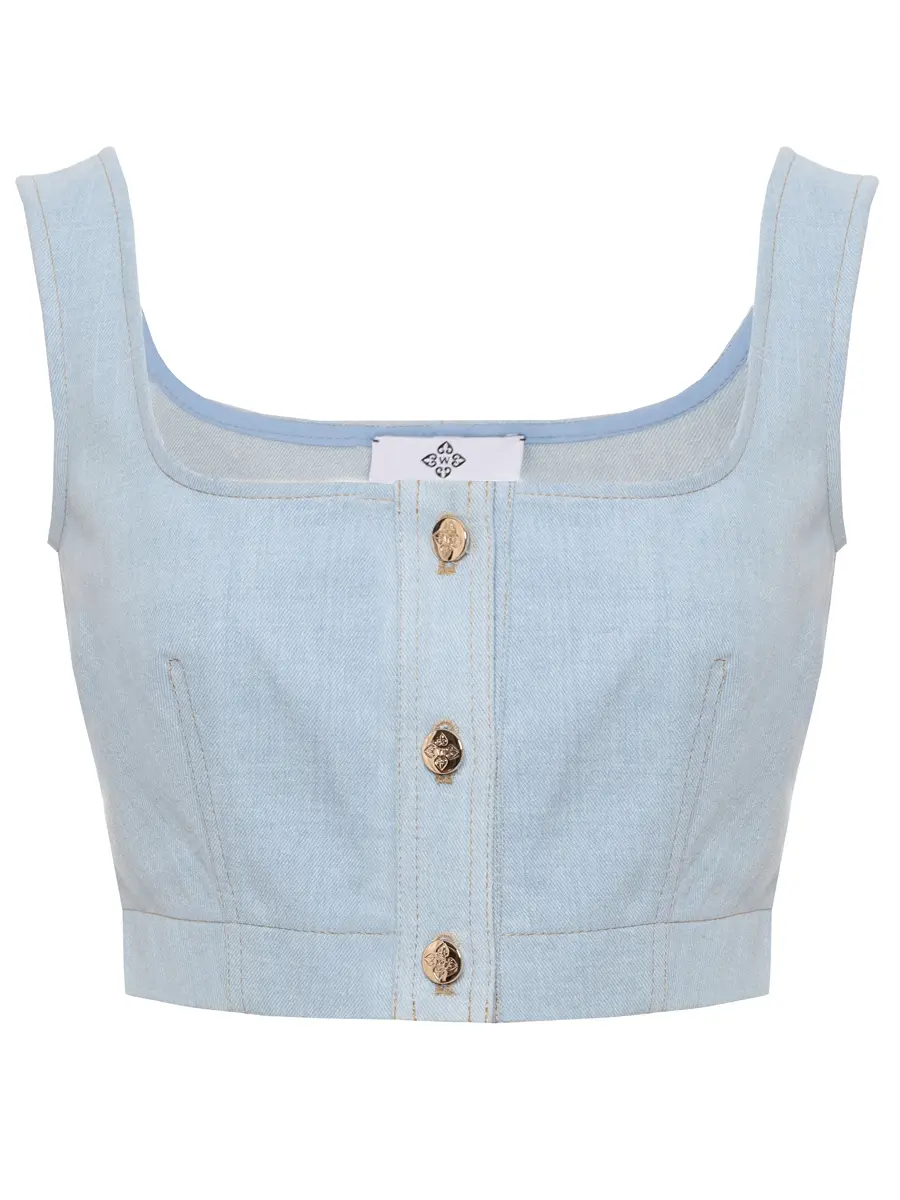 Топ Cat джинсовый