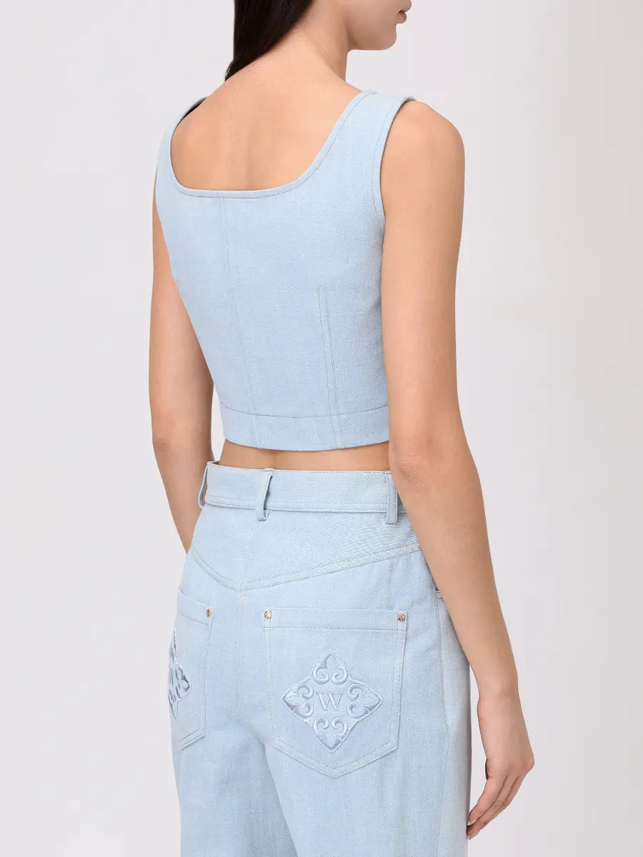 Топ Cat джинсовый