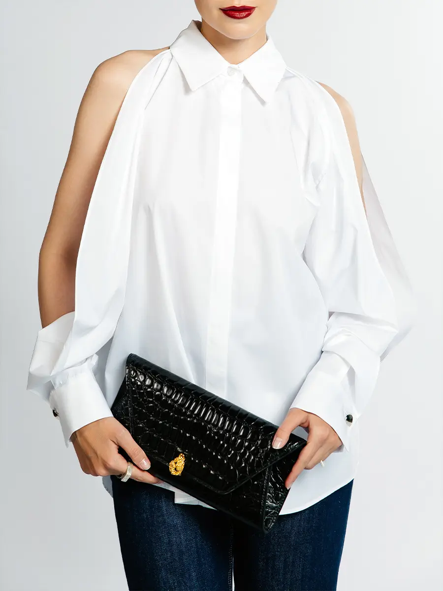 Клатч KONVERT L кожаный