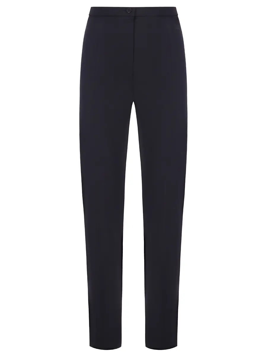 Брюки однотонные