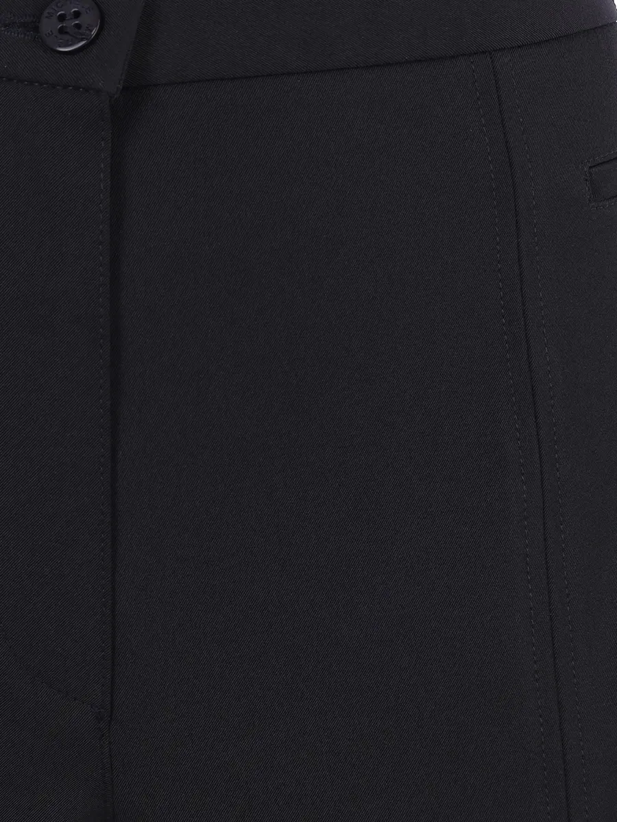 Брюки однотонные