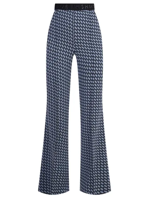 Брюки-клеш с принтом MARC AUREL