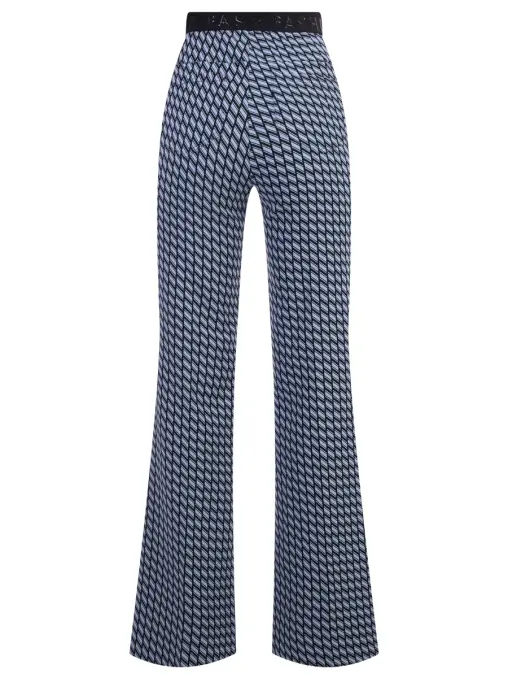 Брюки-клеш с принтом MARC AUREL