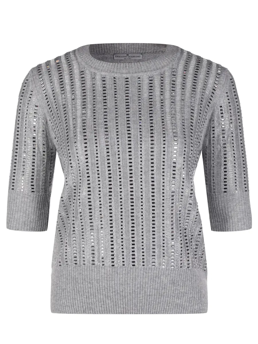 Джемпер с кристаллами