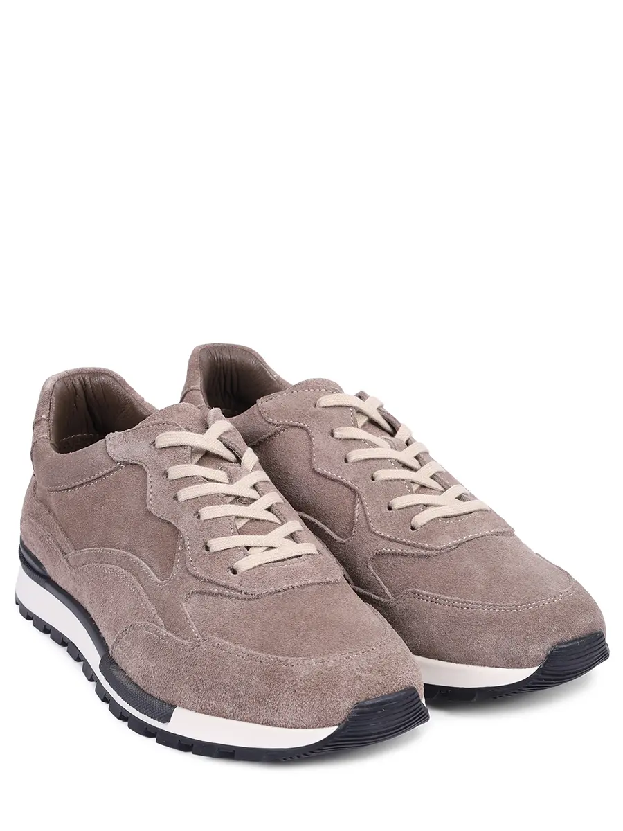 Кроссовки замшевые