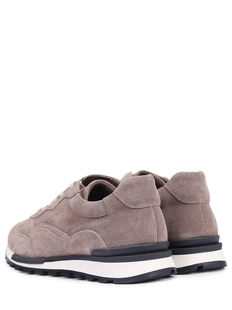 Кроссовки замшевые