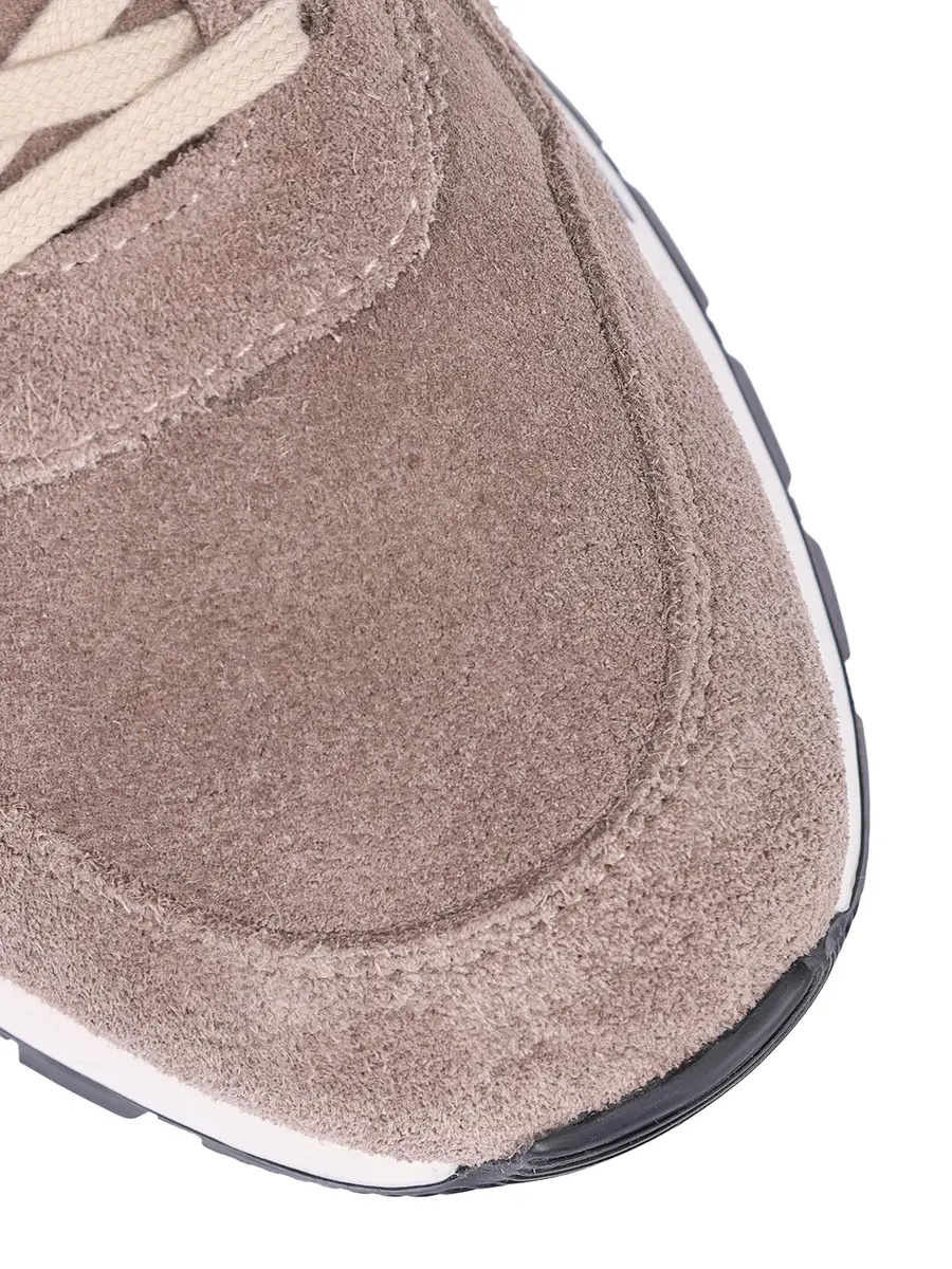 Кроссовки замшевые