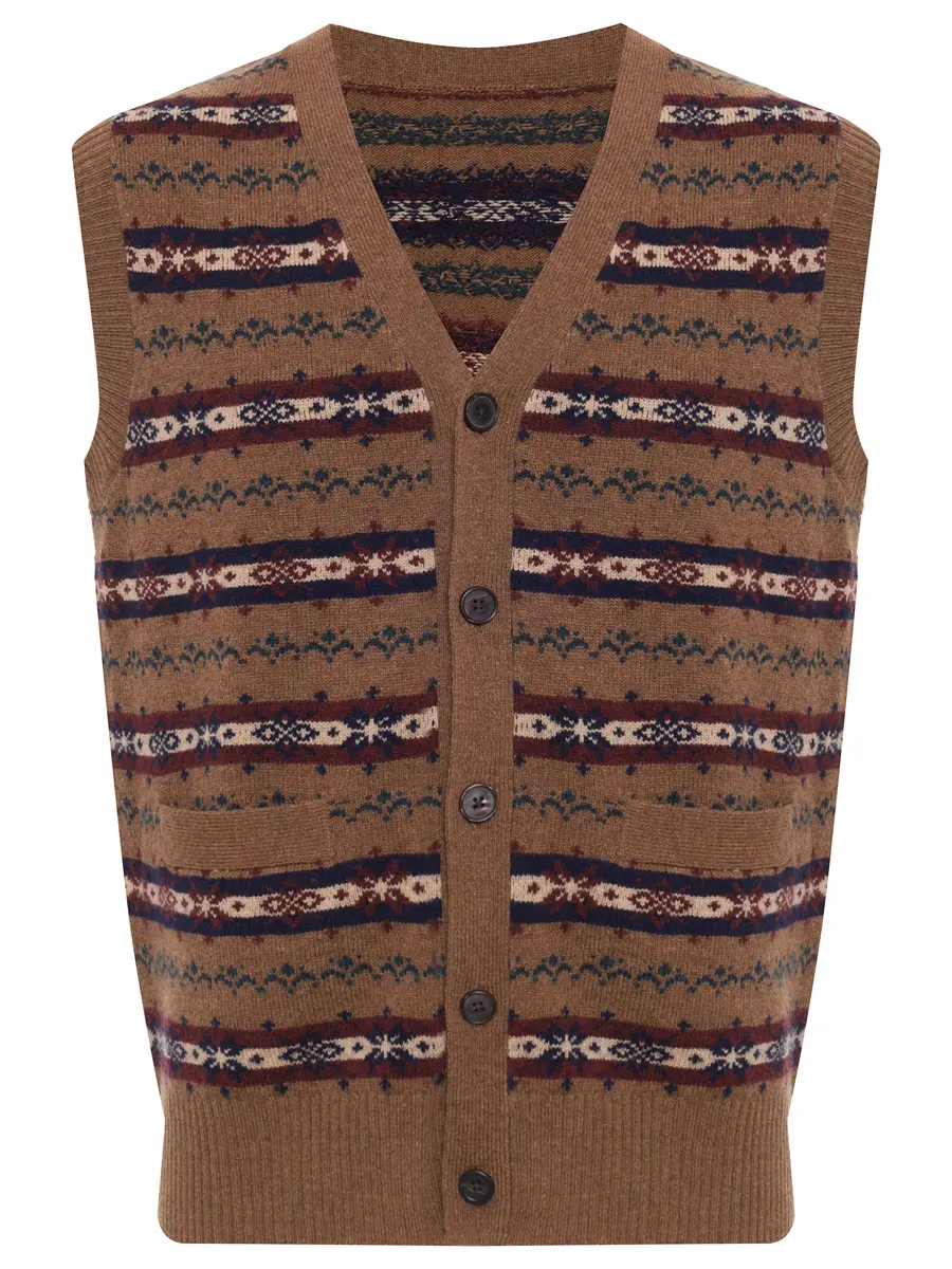 Жилет шерстяной