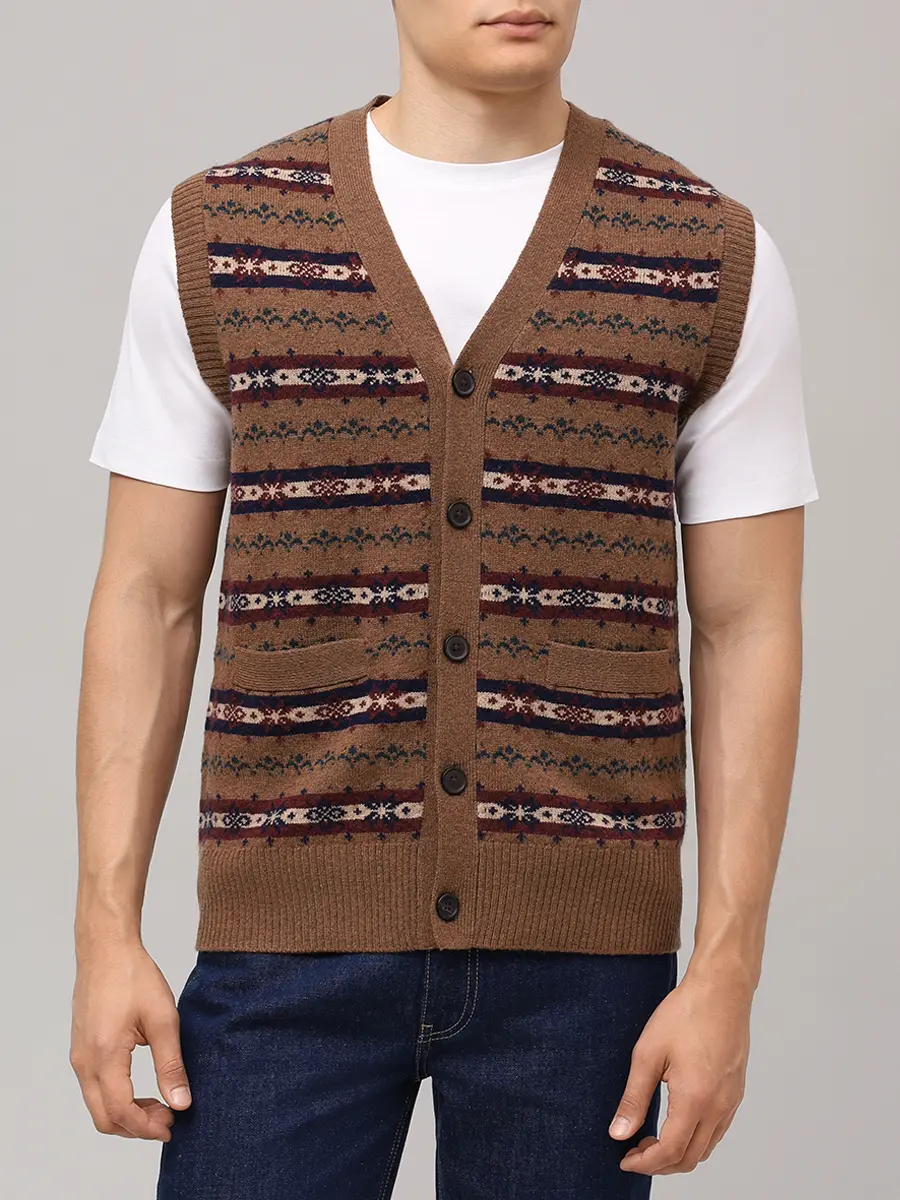 Жилет шерстяной