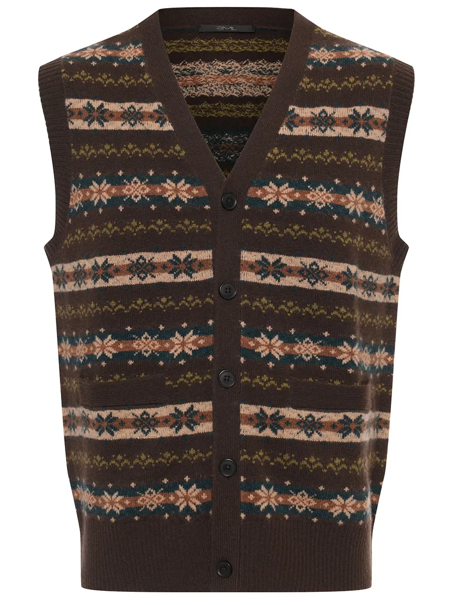 Жилет шерстяной