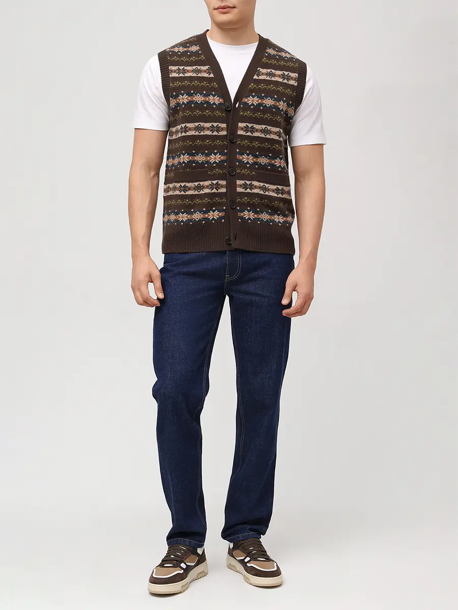 Жилет шерстяной