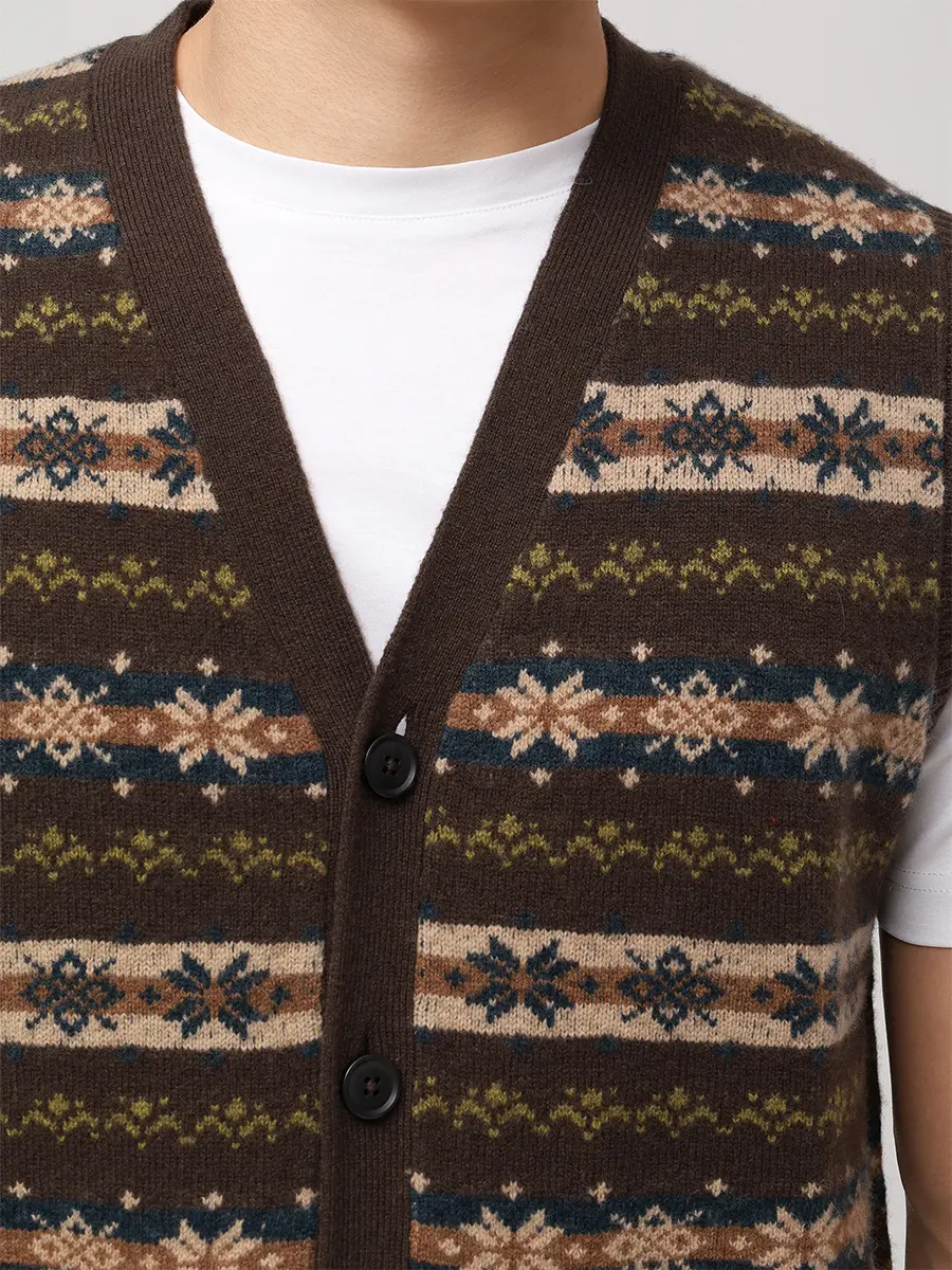 Жилет шерстяной