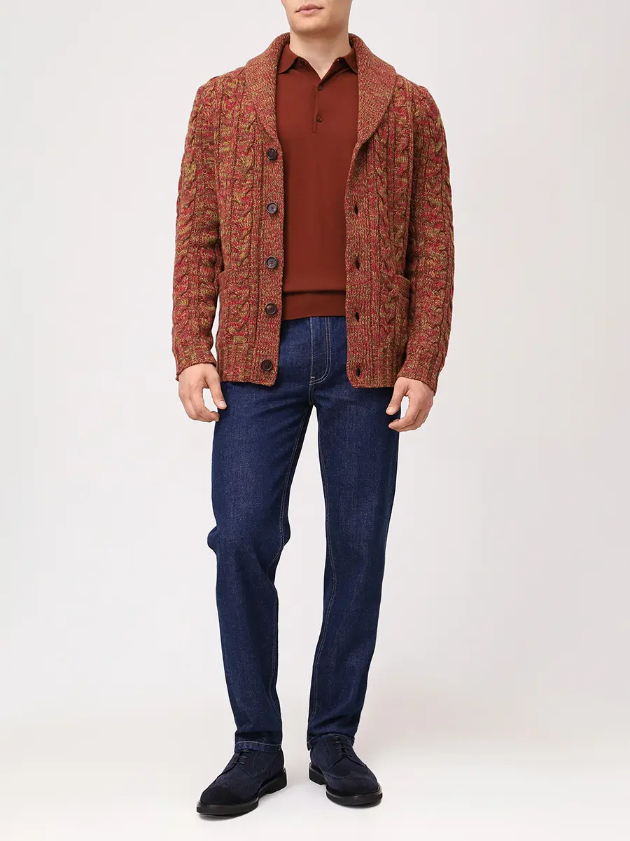 Кардиган шерстяной