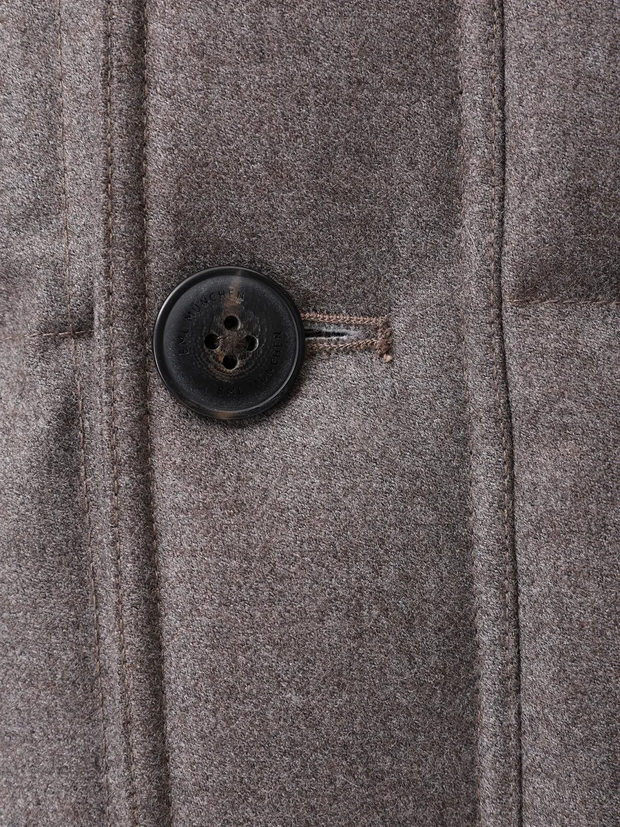 Пуховик шерстяной