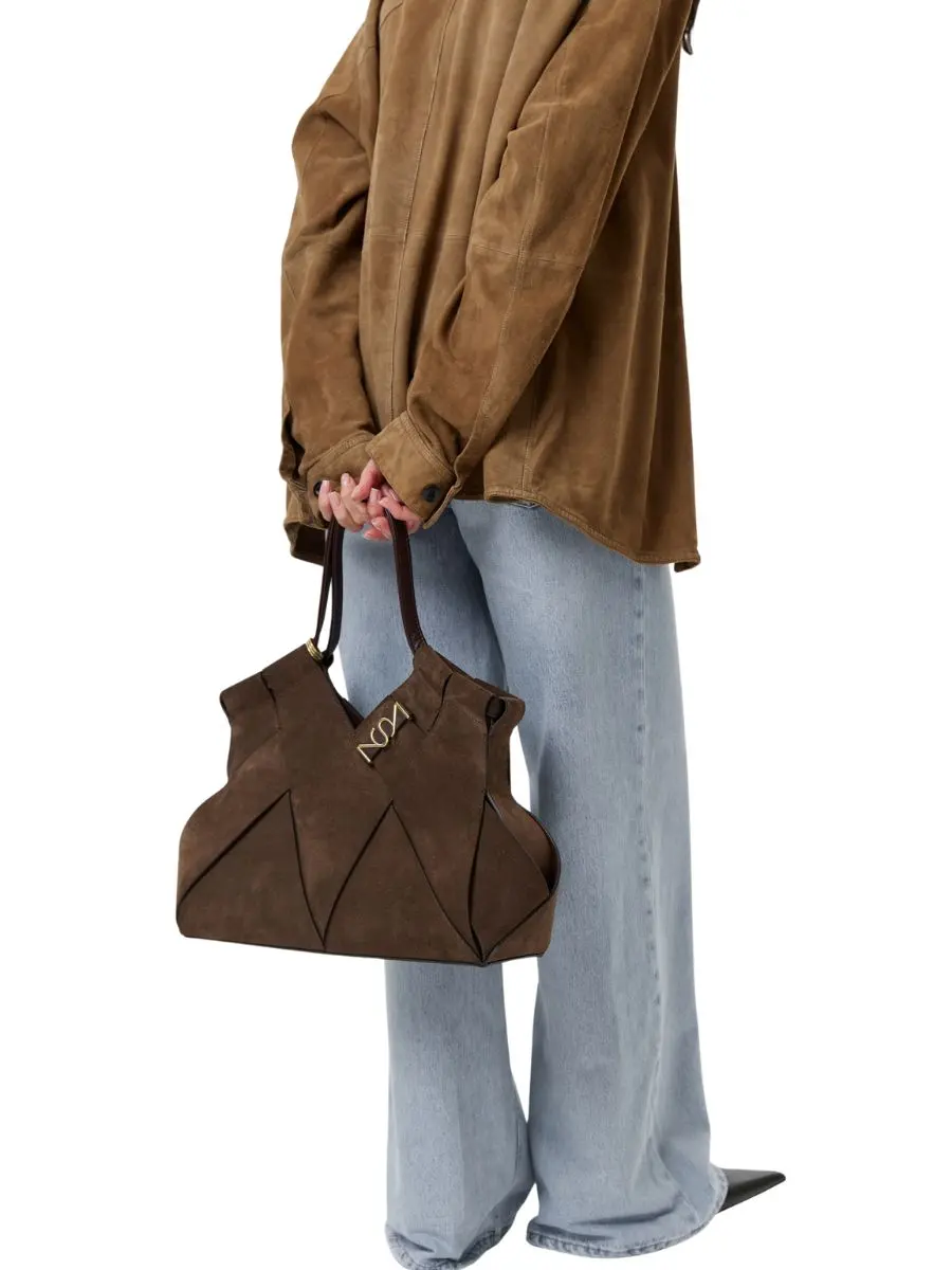 Сумка замшевая Brioche bag