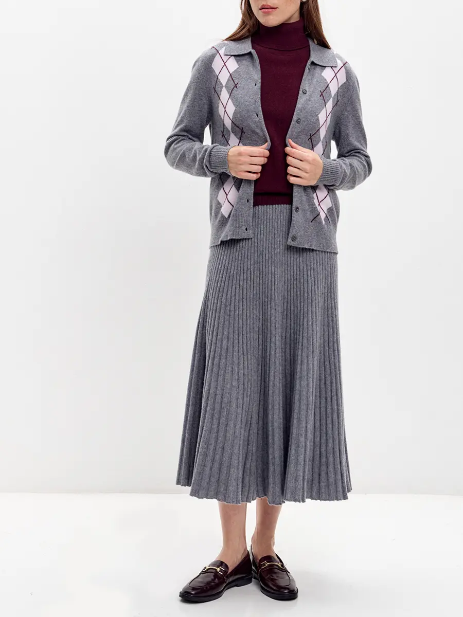 Юбка кашемировая