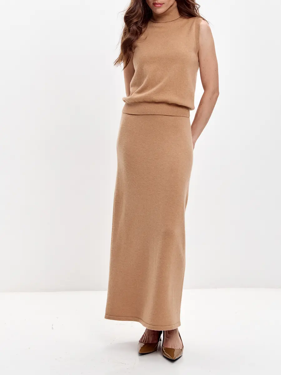 Юбка кашемировая