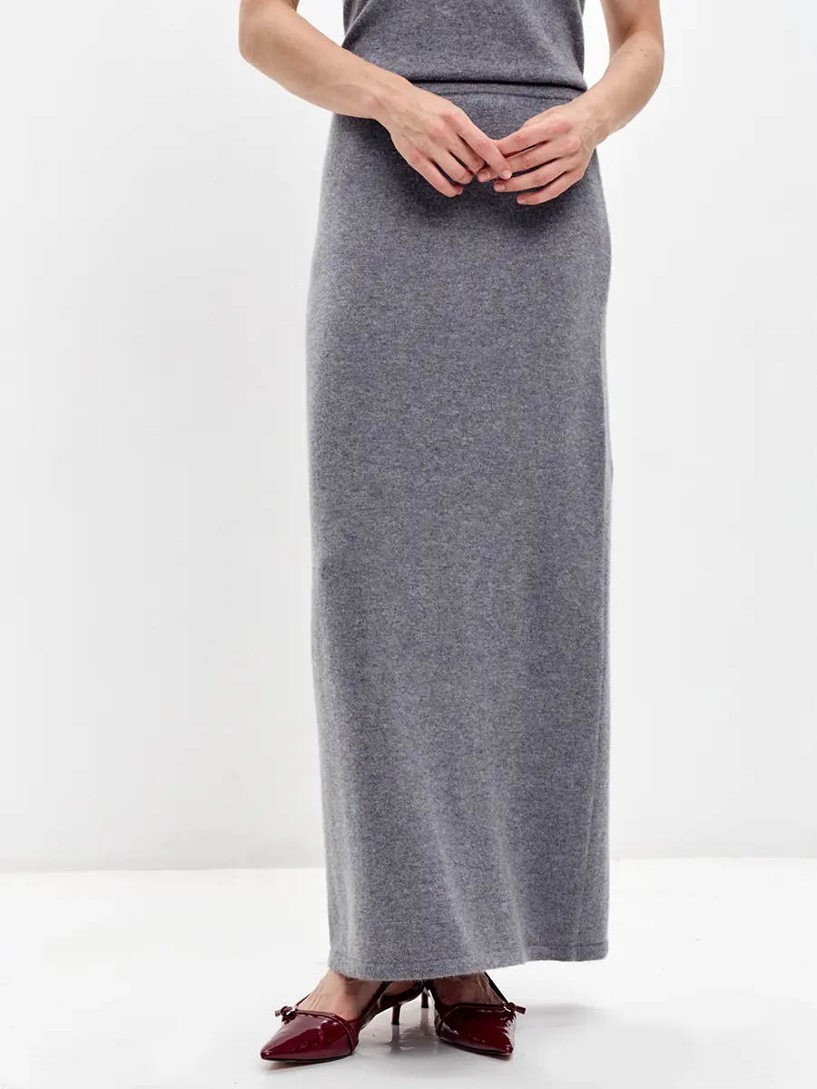 Юбка кашемировая