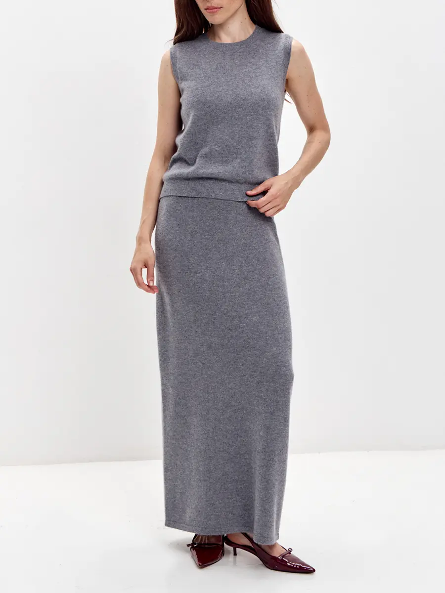 Юбка кашемировая