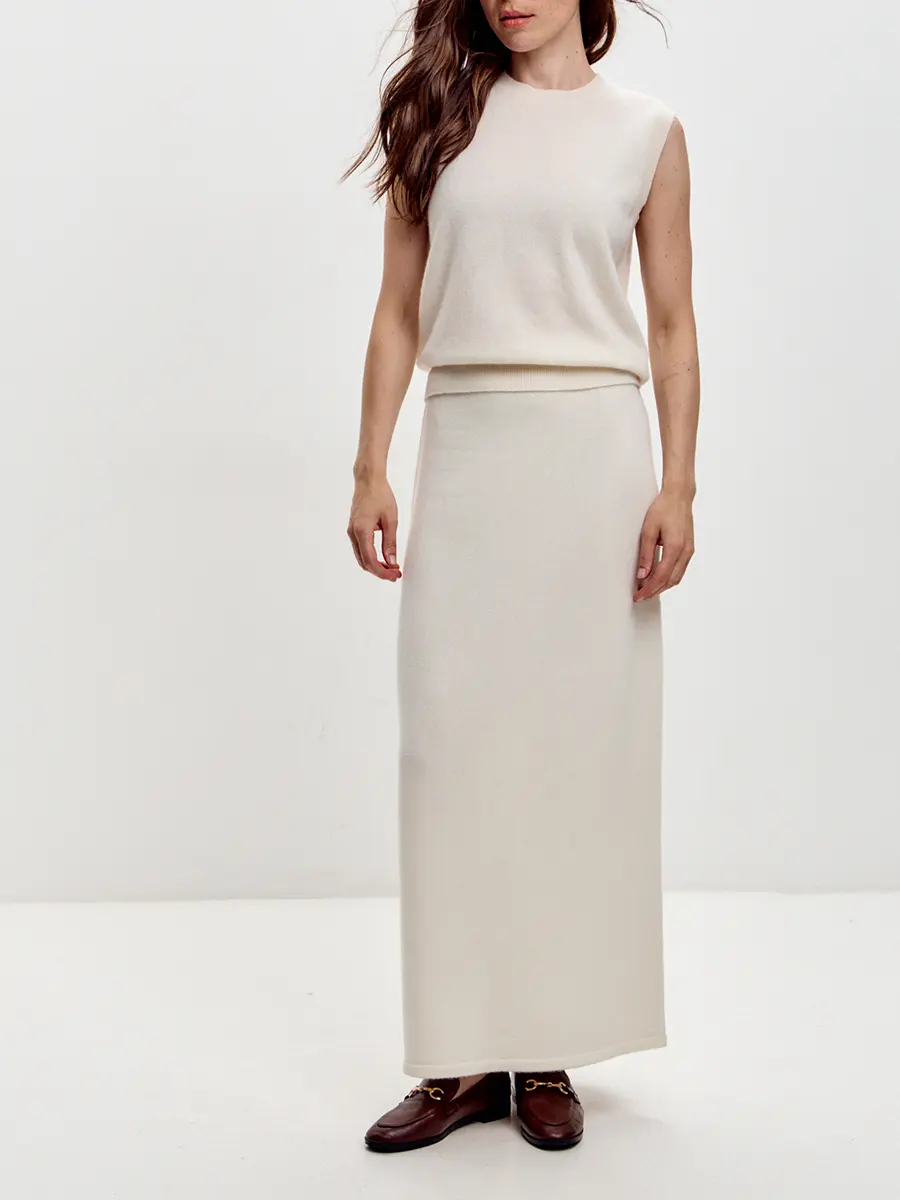 Юбка кашемировая