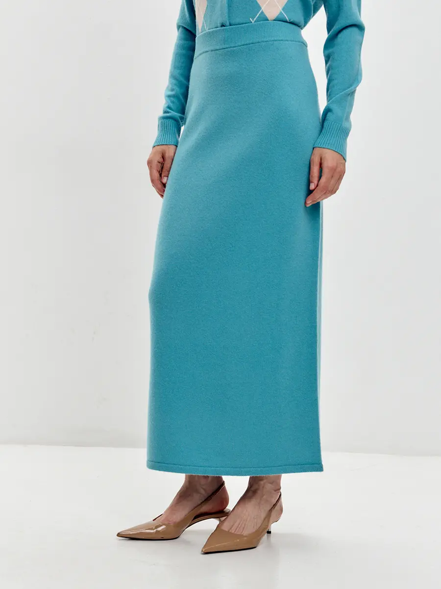 Юбка кашемировая