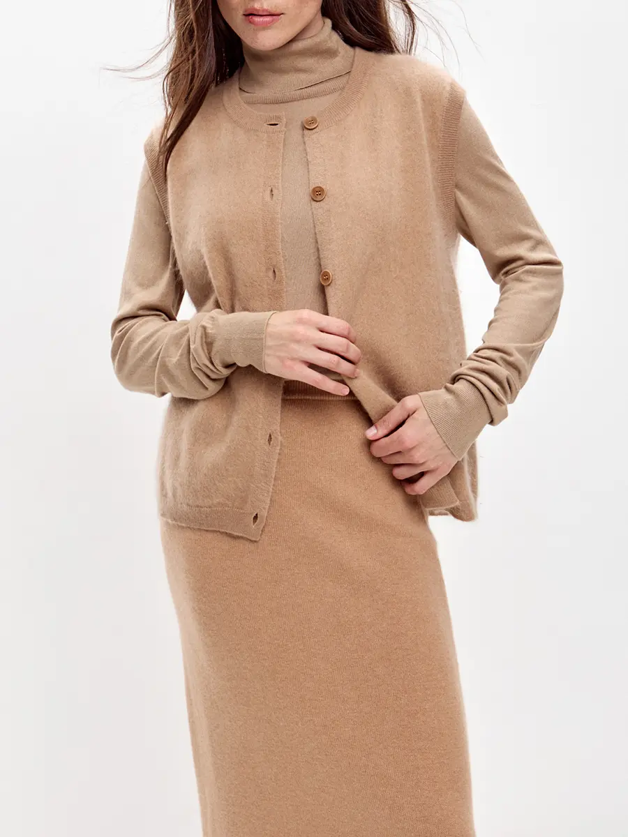 Жилет кашемировый