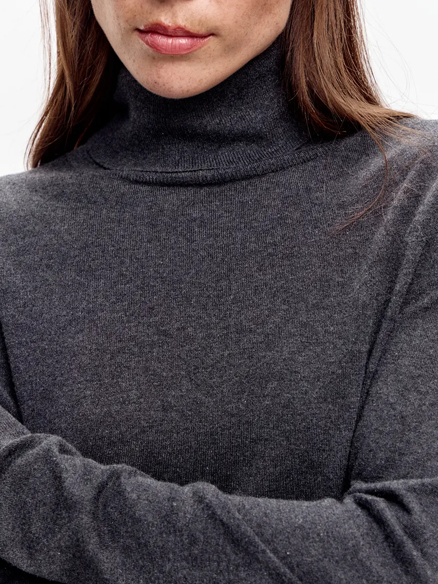 Водолазка из шелка и кашемира