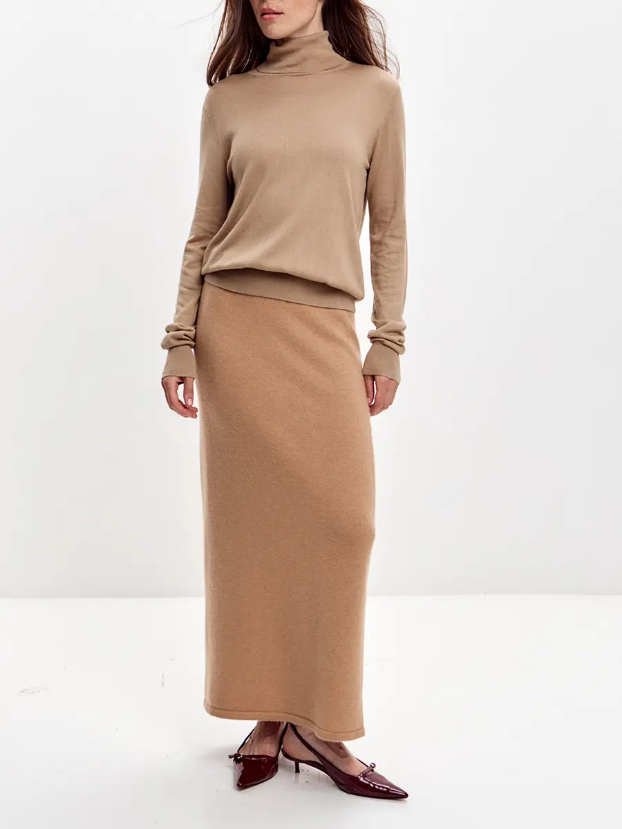 Водолазка из шелка и кашемира