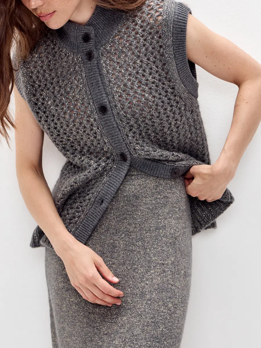 Жилет кашемировый