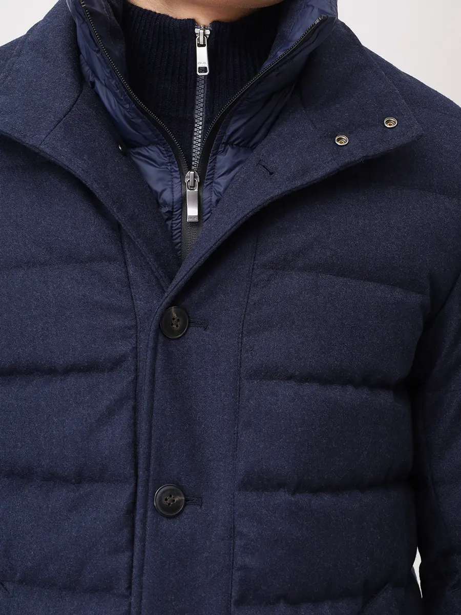 Пуховик стеганый