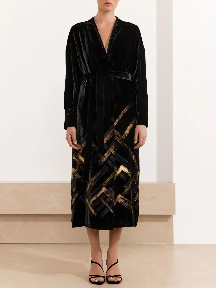 Кардиган бархатный