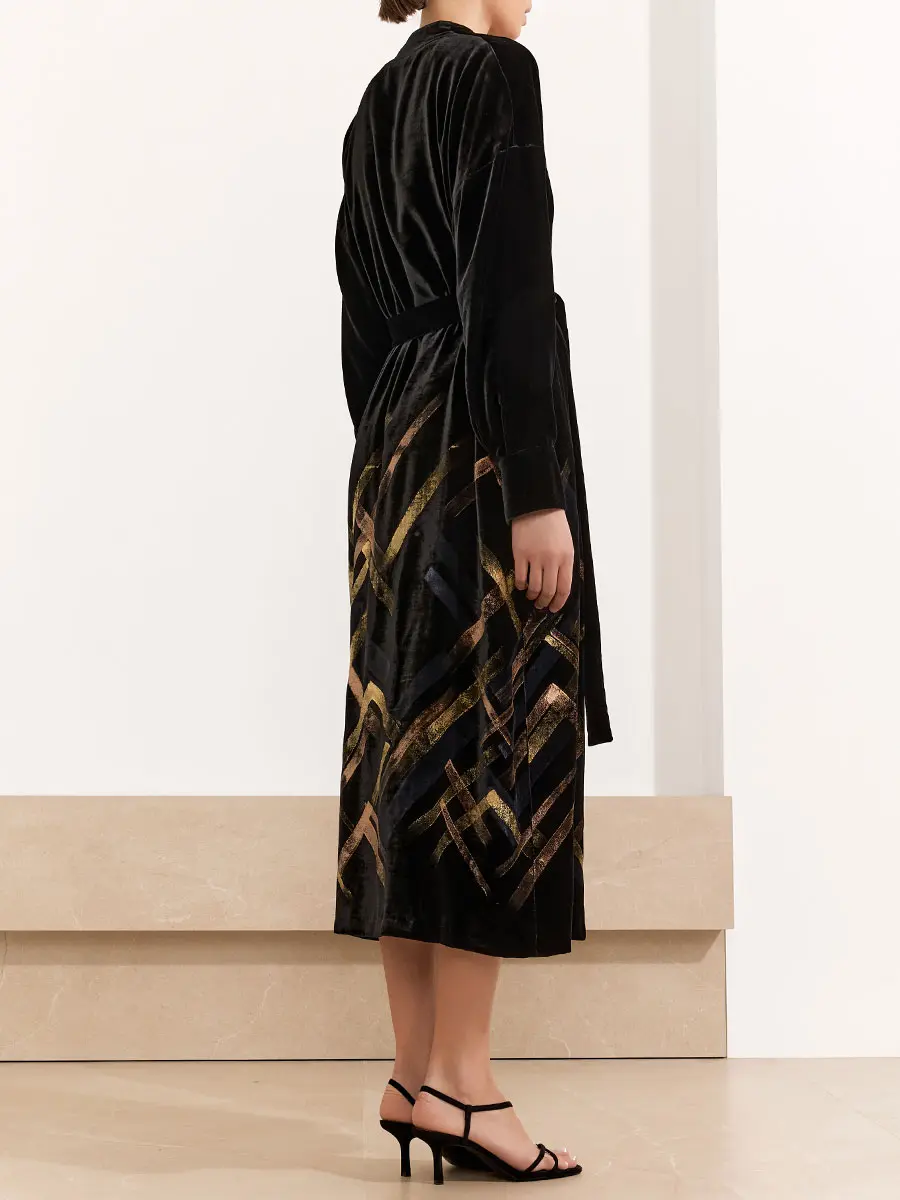 Кардиган бархатный