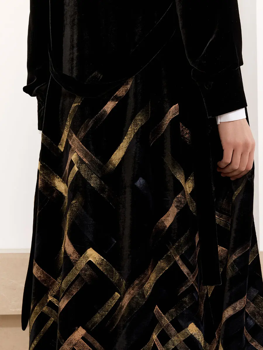 Кардиган бархатный