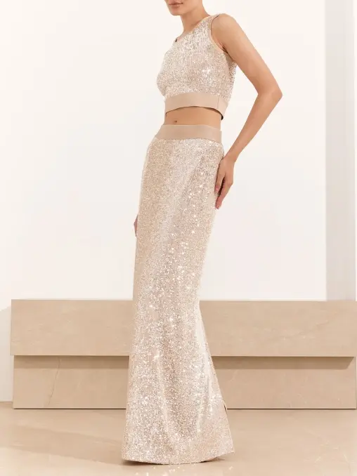 Юбка с пайетками IRKE